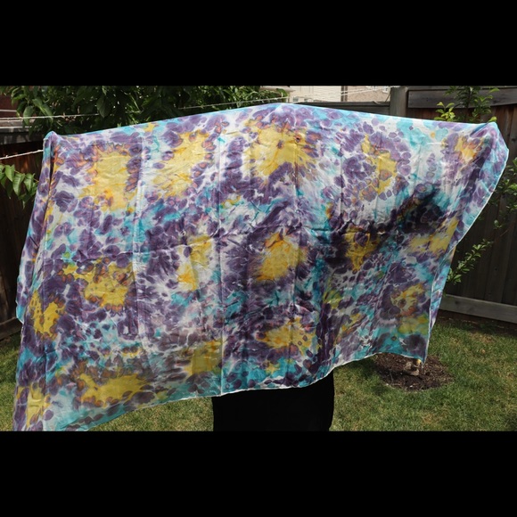 Handmade Silk Scarf - Picture 2 of 2